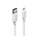 HAMA - Ladekabel, USB-A - Lightning, für iPhone/iPad, MFi, 2 m, Weiß