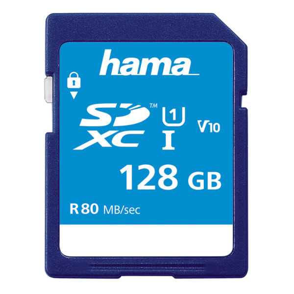 HAMA - SDXC Karte UHS-I 80MB/s 128GB blau