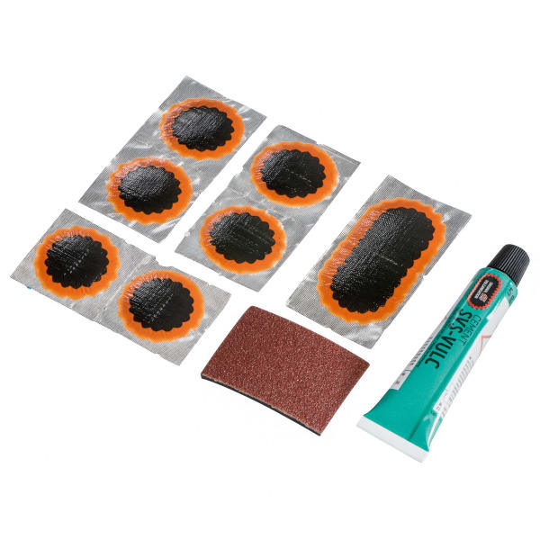 HAMA - Reparatur-Set: 7 verschied.Flicken Raupapier Kleber