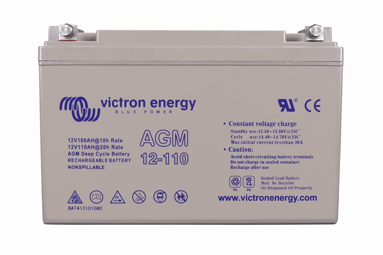 VICTRON ENERGY - Victron Energy 12V/110Ah AGM Deep Cycle Batt. (M8)