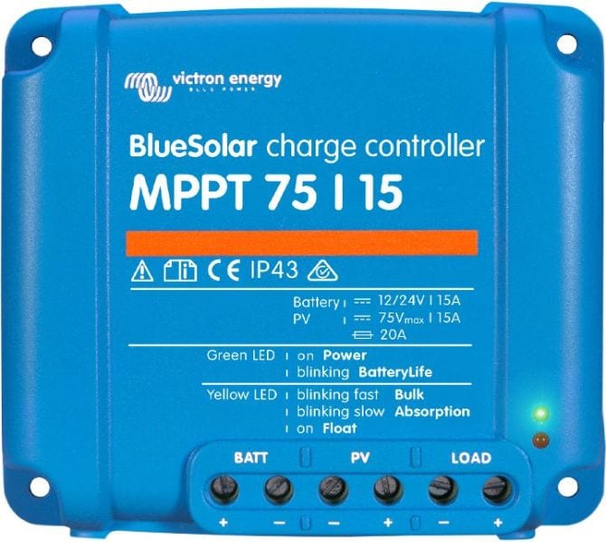 VICTRON ENERGY - Solarladeregler MPPT Victron BlueSolar MPPT 75/15