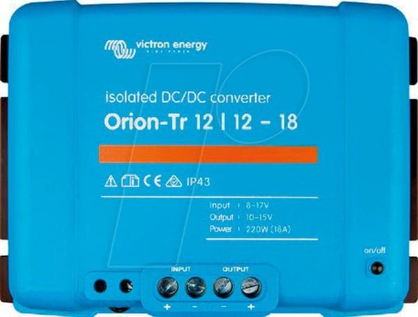 VICTRON ENERGY - DC/DC Wandler Victron Orion-Tr 12/12-18 iso