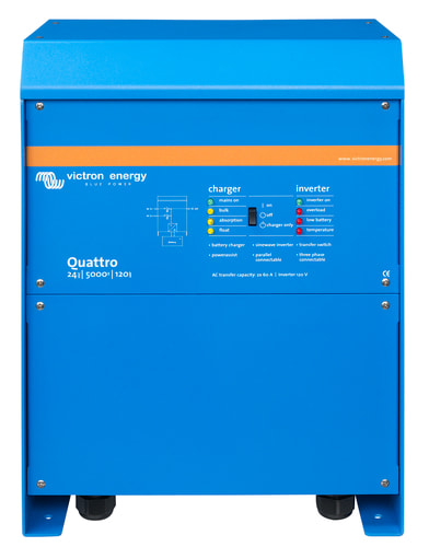 VICTRON ENERGY - Wechselrichter/Ladegerät Victron Quattro 24/5000/120-100/100