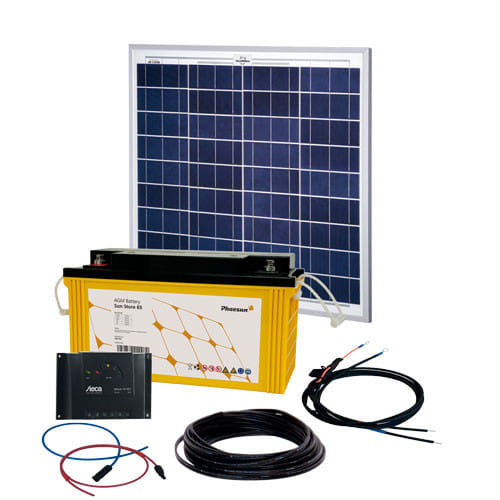 PHAESUN - Energy Generation Kit Solar Rise 50W , 12V