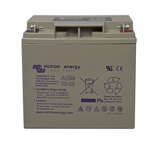 VICTRON ENERGY - Batterie Victron AGM Deep Cycle 12V/22Ah