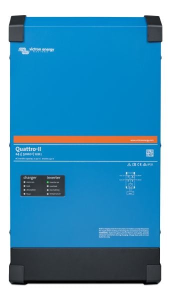VICTRON ENERGY - Wechselrichter/Ladeg. Victron Quattro-II 24/5000/120-50/50