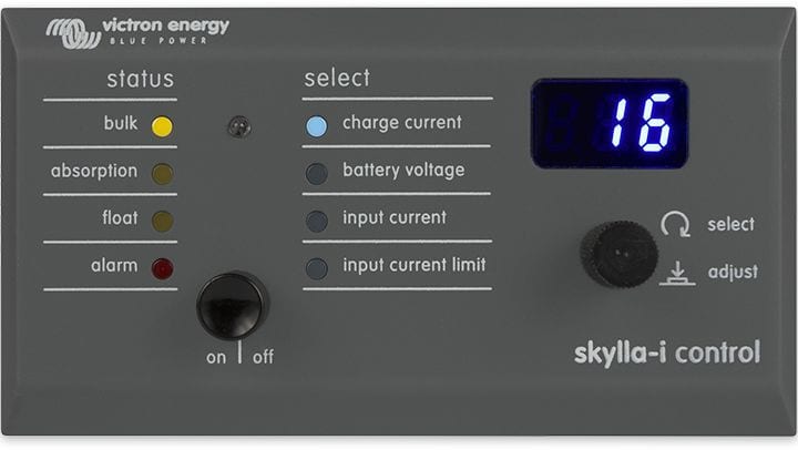 VICTRON ENERGY - Bedienpaneel Victron Skylla-i Control GX (90º RJ45)