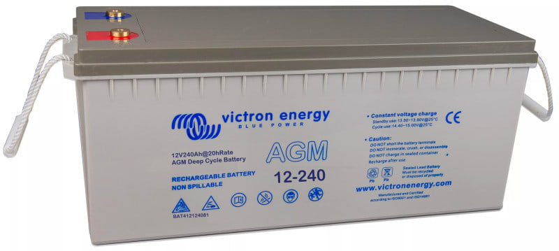 VICTRON ENERGY - Victron Energy 12V/240Ah AGM Deep Cycle Batt. (M8)