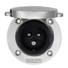 VICTRON ENERGY - Bordanschluß Victron 32A stainless steel mit Deckel
