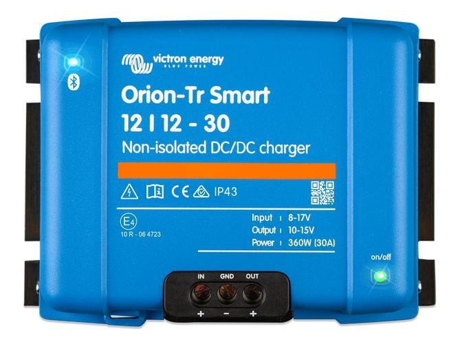 VICTRON ENERGY - DC/DC Wandler Victron Orion-Tr Smart 12/12-30 non-iso