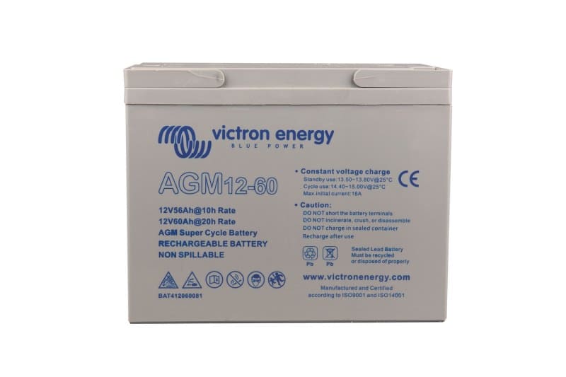 VICTRON ENERGY - Batterie Victron AGM Super Cycle 12V 60Ah (M6)