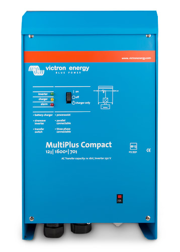 VICTRON ENERGY - Wechselrichter/Ladeg. Victron MultiPlus C 12/1600/70-16 230V