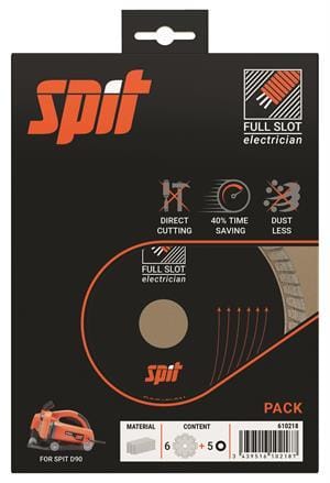 SPIT - Diamant-Full Slot Abrasive für KS und Ytong Set mit 6 St