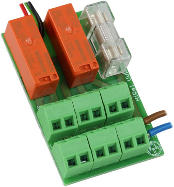 TECHNISCHE ALTERNATIVE - Relaismodul 230V mit Stromverteiler