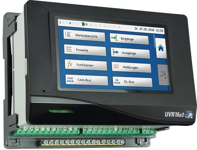 TECHNISCHE ALTERNATIVE - Frei programmierbare Universalregelung 24V-DC