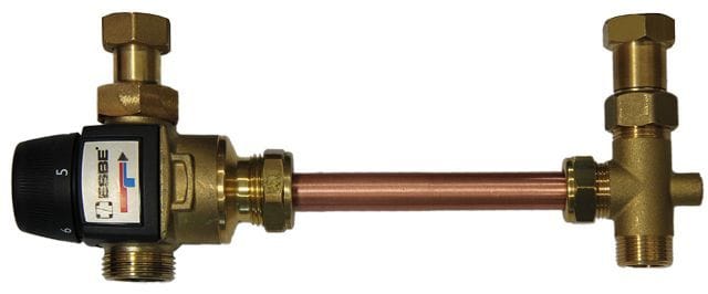 TECHNISCHE ALTERNATIVE - Vormischset- bei Speichertemperaturen über 70°C benötigt