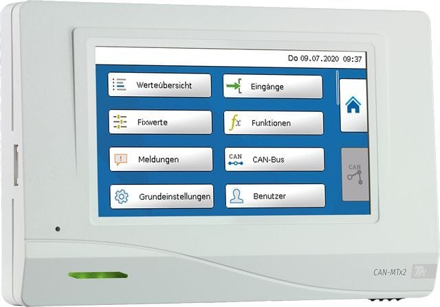 TECHNISCHE ALTERNATIVE - CAN-Monitor x2, weißes Gehäuse