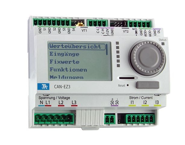 TECHNISCHE ALTERNATIVE - Set:Heizstab EHS-R+Energiezähler CAN-EZ3 Modbus+S0-Schnittst