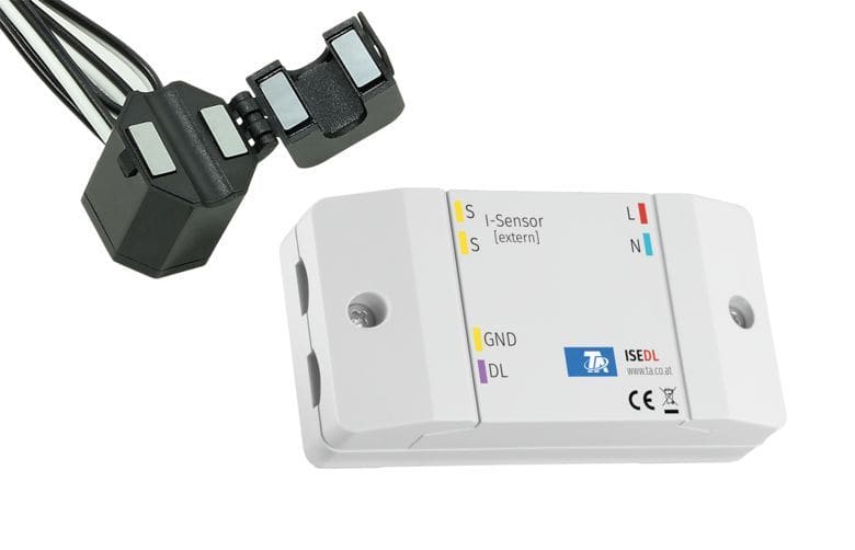 TECHNISCHE ALTERNATIVE - Strom-/Spannungssensor 1-phasigen Leistungsmessung m.ext.50A Stromsensor DL-Bus