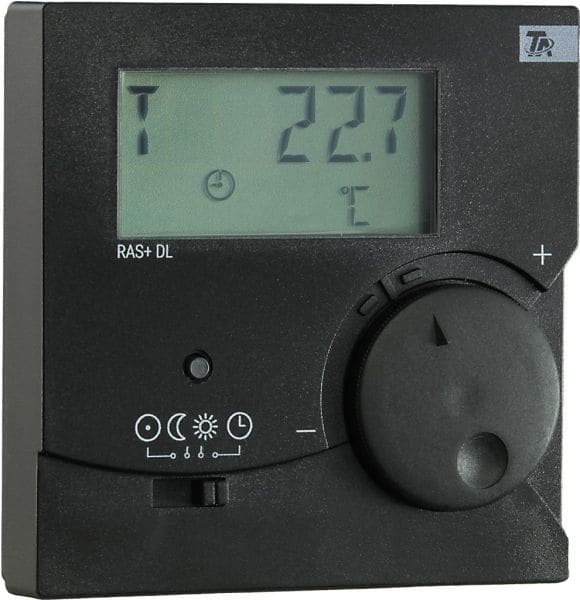 TECHNISCHE ALTERNATIVE - Raumsensor mit Fernanzeige, schwarz