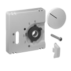 ALRE - Deckelset für Raumtemperaturregler RTBSU 55x55 reinweiß (RAL9010) glänzend