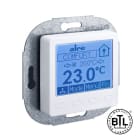 ALRE - BACnet Raumregler UP 230VAC Abdeckung 50x50mm reinweiß glänzend