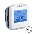 ALRE - BACnet Raumregler UP 230VAC Abdeckung 55x55mm verkehrs-/studioweiß glänzend