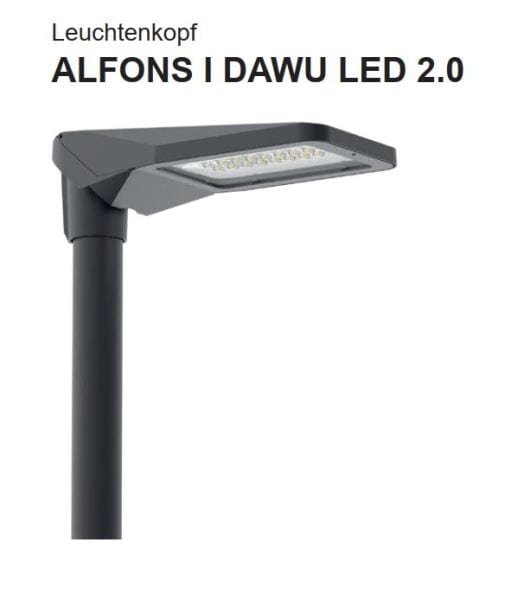LEIPZIGER LEUCHTEN - Leuchtenkopf Alfons I DAWU LED 2.0