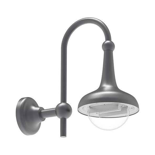 LEIPZIGER LEUCHTEN - Bogenwandleuchte,LLM-DA LED 26W/3000lm/3000K,SKII