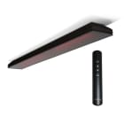 HEATSCOPE - Glasheizstrahler Vision 3200W Korpus schwarz Front schwarz