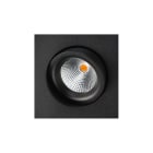 SG LEUCHTEN - JUNISTAR SQUARE ISOSAFE DimToWarm schwarz 7W LED 2000-2800K
