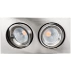 SG LEUCHTEN - JUNISTAR LUX SQUARE 2X geb. Stahl 2x7W LED 2700K