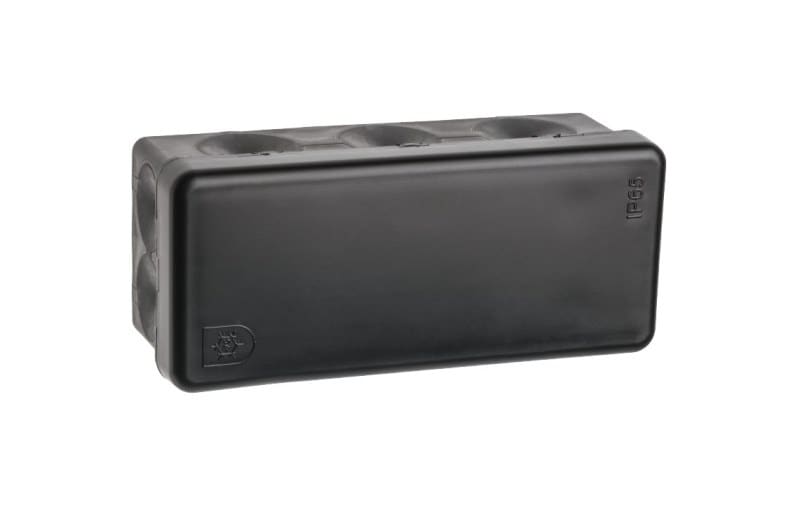 SG LEUCHTEN - IP65 JUNCTION BOX 43X99 BLACK - 6 PACK