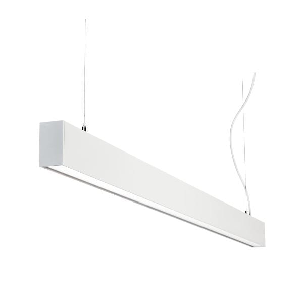 SG LEUCHTEN - Inspire 1200 Weiss prismatisch 4000lm 3000K Ra>80 Phasenabschnittsdimmung
