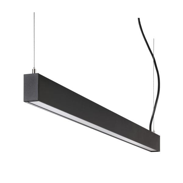 SG LEUCHTEN - Inspire 1200 Schwarz prismatisch 3510lm 3000K Ra>80 Phasenabschnittsdimmung