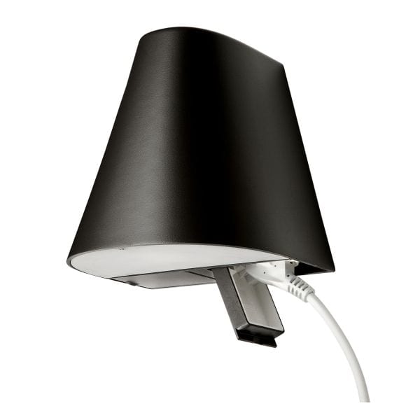 SG LEUCHTEN - Spike Schwarz Uplight m/ Buchse 930lm 3000K Ra>80 Phasenabschnittsdimmung