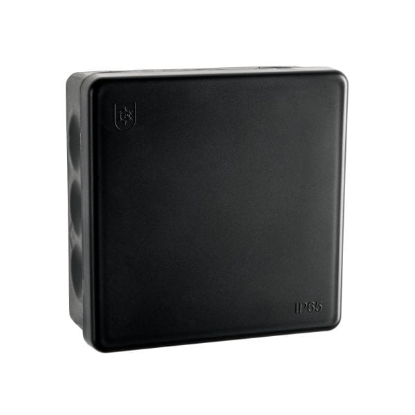 SG LEUCHTEN - IP65 Anschlussbo Schwarz 100x100