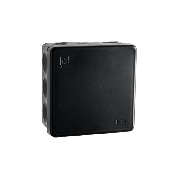SG LEUCHTEN - IP65 Anschlussbo Schwarz 85X85
