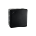 SG LEUCHTEN - IP65 Anschlussbo Schwarz 85X85