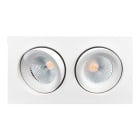 SG LEUCHTEN - Junistar Lux Square Weiss 2X 1180lm 3000K Ra 98 DALI