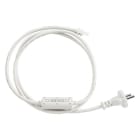 SG LEUCHTEN - Stripline 230V Outdoor Weiss Sicherung mit 1,5m Kabel/Stecker und 2x Ende