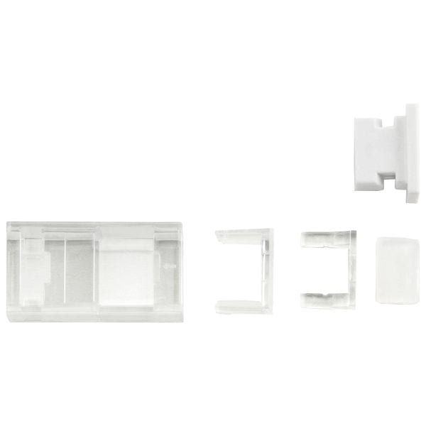 SG LEUCHTEN - Stripline 230V Outdoor Weiss Endstück