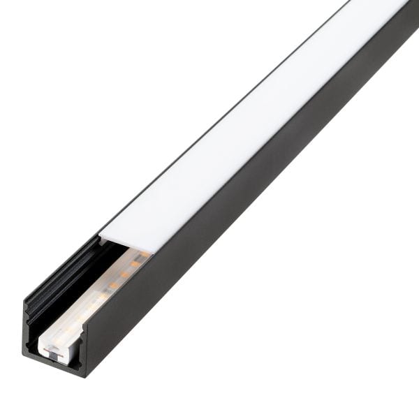 SG LEUCHTEN - Stripline 230V Outdoor 1,8m Schwarz profil anbau