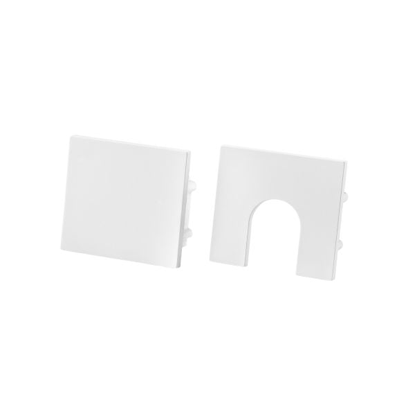 SG LEUCHTEN - Stripline 230V Outdoor Weiss Endstück anbau kit Polycarbonat (PC)