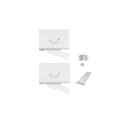 SG LEUCHTEN - LINEAL 80 SURFACE BRACKET WEISS