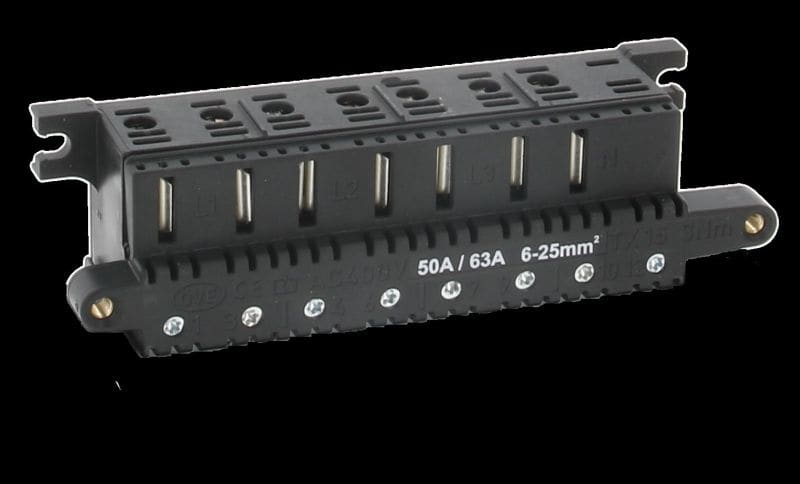 KLAUS BRUCHMANN - ADOCK Steckleiste TI/STMK 400V für Drehstromzähler