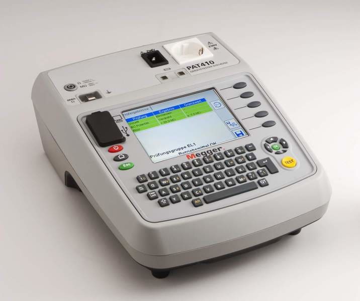 MEGGER - Gerätetester mit Datenbank und USB