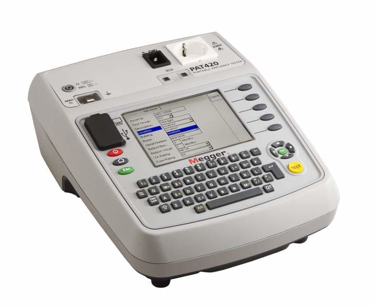MEGGER - Gerätetester mit Datenbank und USB