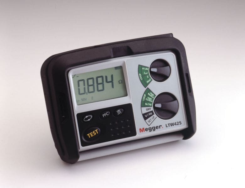 MEGGER - Schleifenimpedanz-Messgerät wie LTW325 + Auflösung 0,001 Ohm