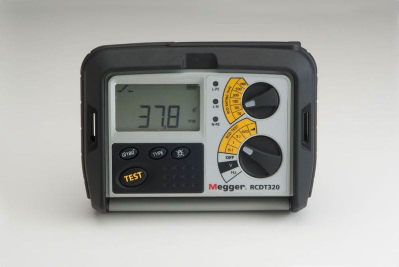 MEGGER - FI-Schutzschalterprüfgerät 50-280V + Rampentest + Auto.Prüf.